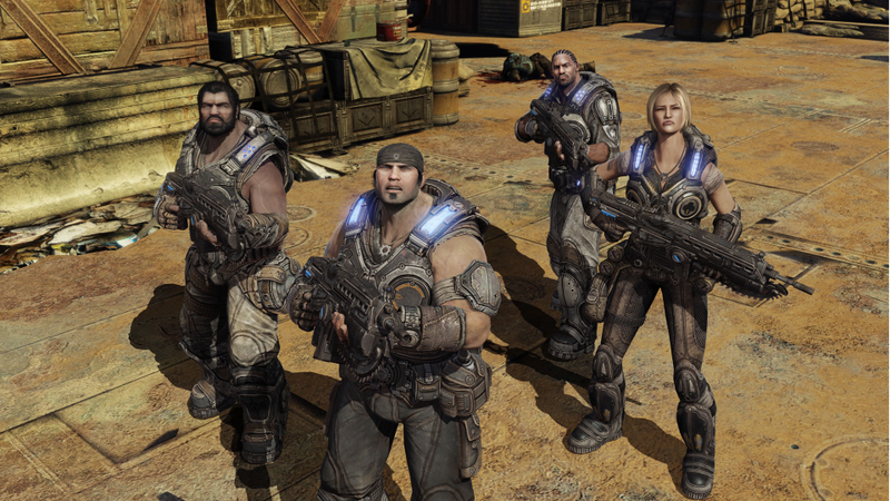 Illustration for article titled Brown Badasses Are Back: A Boatload of Gears of War 3 Campaign Screens